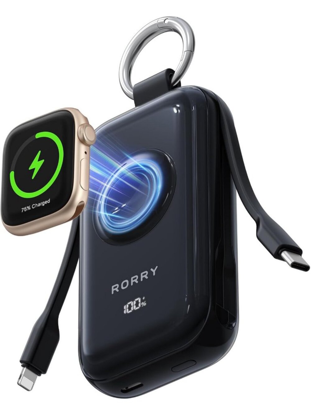 45W Portable Power Bank 10000mAh, Fast Charging, Compact & Lightweight Charger